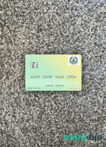 South Sudan Ivory bank visa obciążyć card wygląd fotograficzny skan PSD + zdjęcie